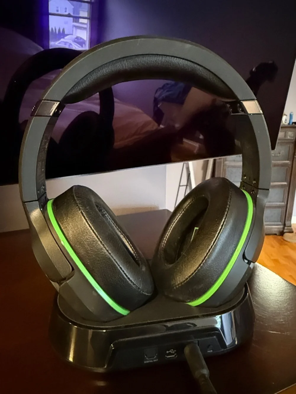Turtle Beach Wireless Gaming Headset — Black with Green Accents